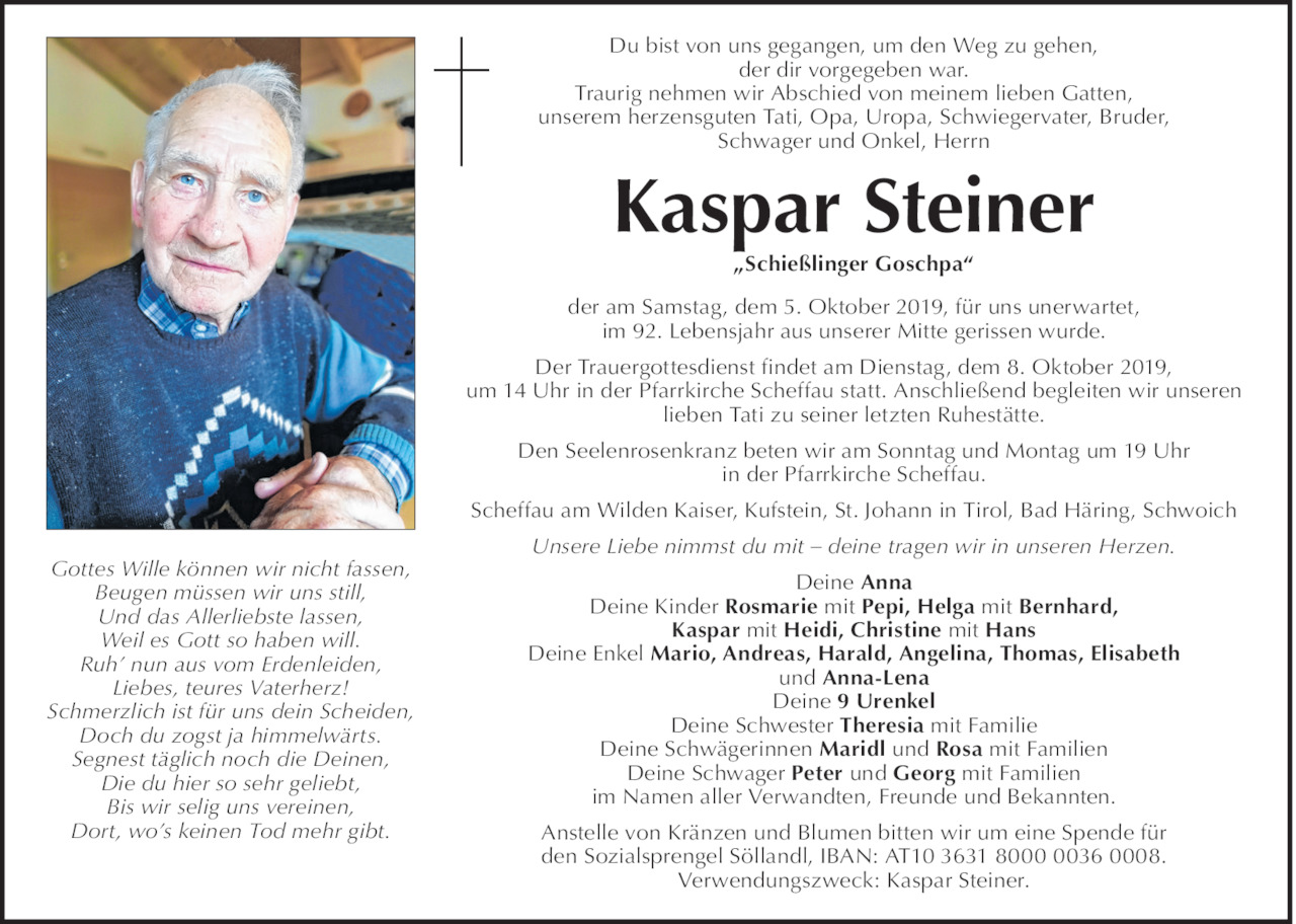 Kaspar Steiner Bild