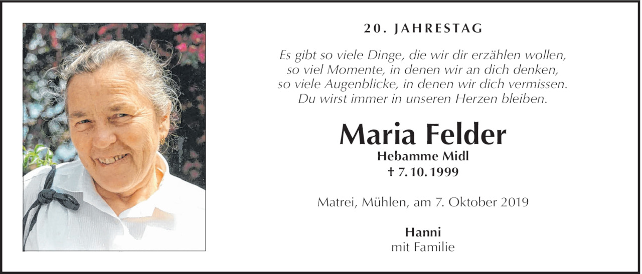 Maria Felder Bild