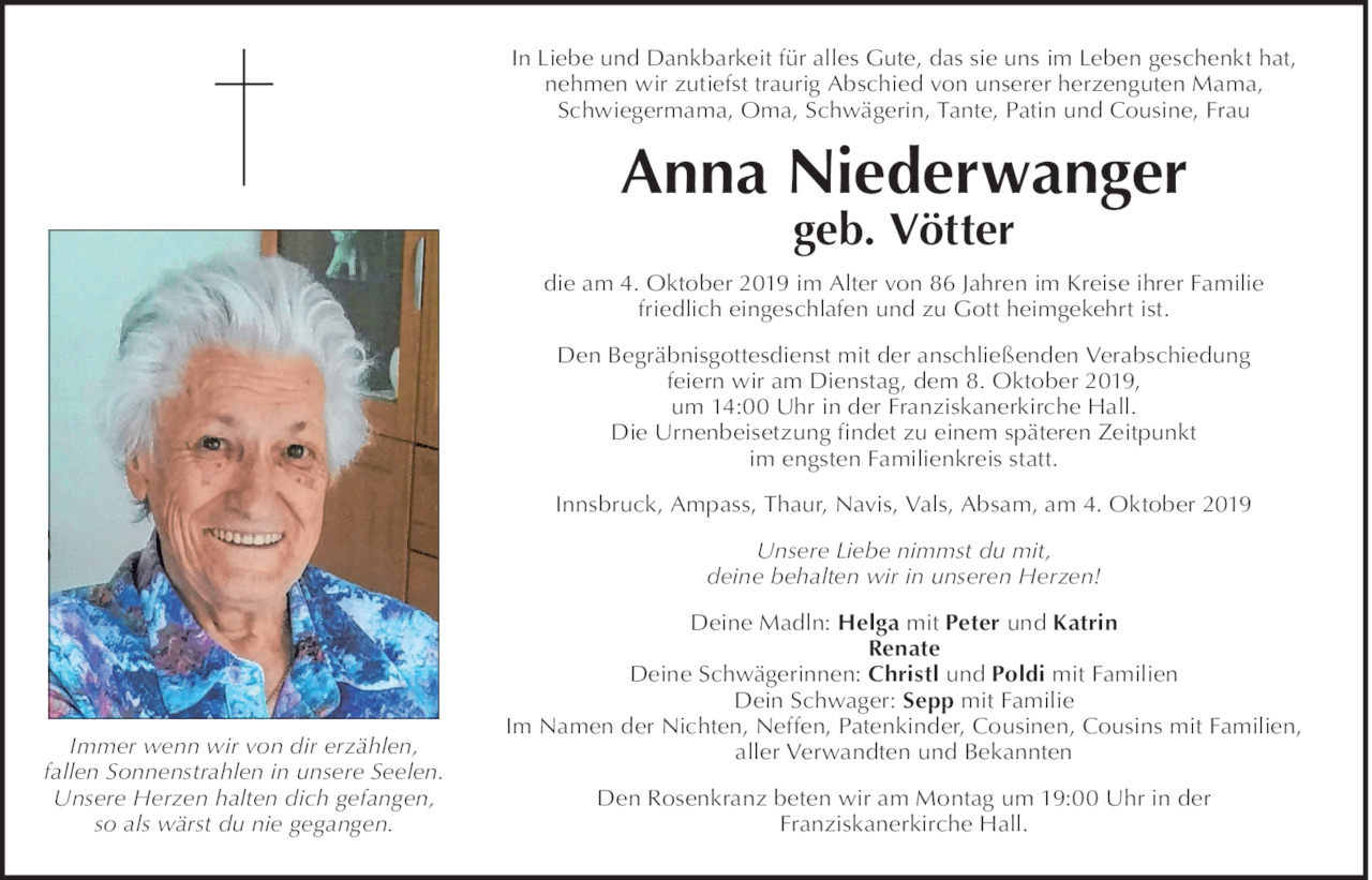 Anna Niederwanger Bild