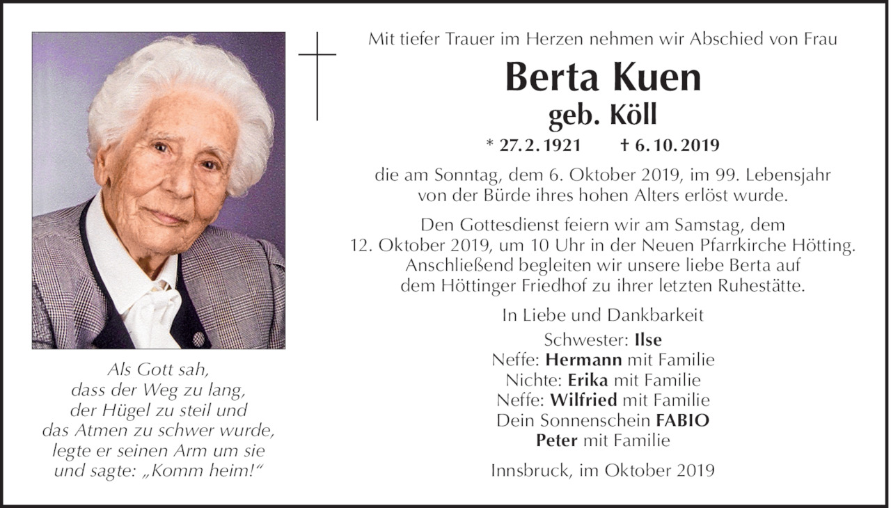 Berta Kuen Bild