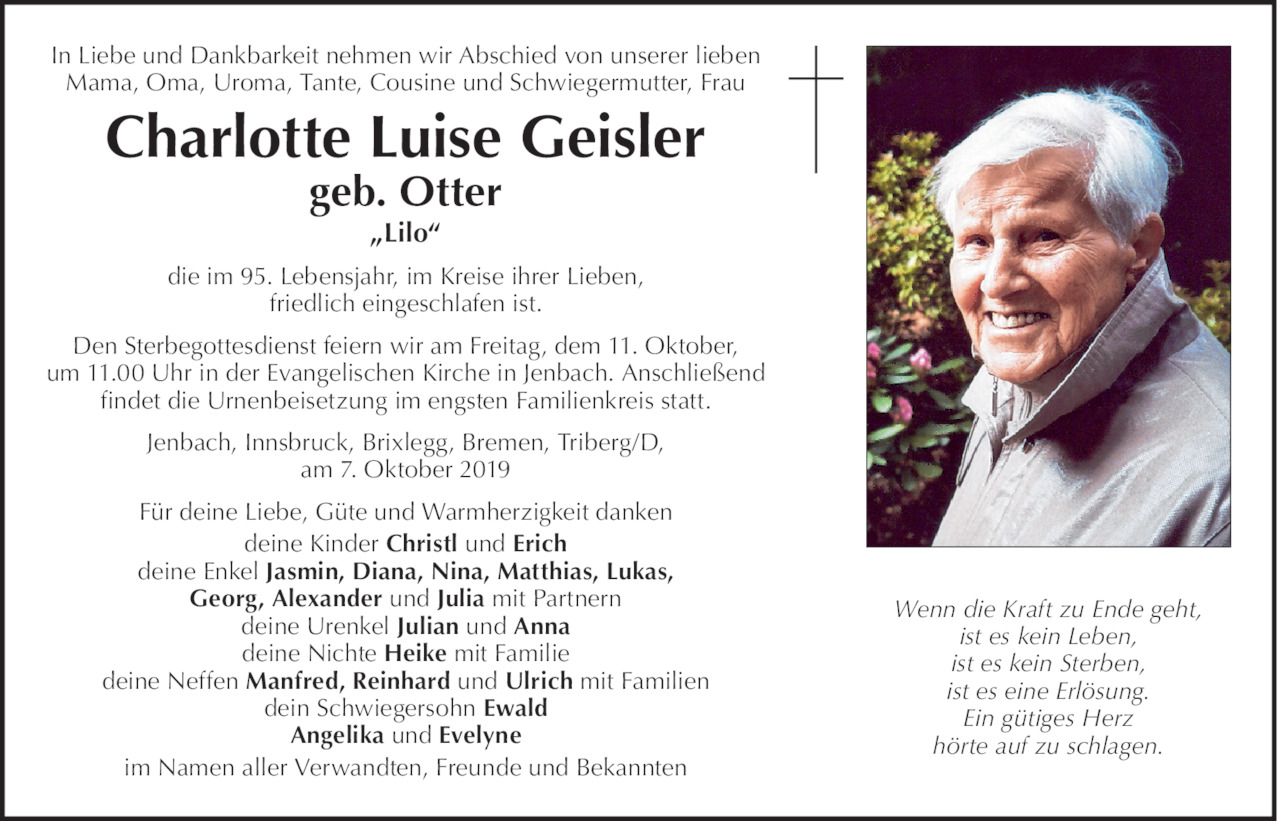 Charlotte Geisler Bild