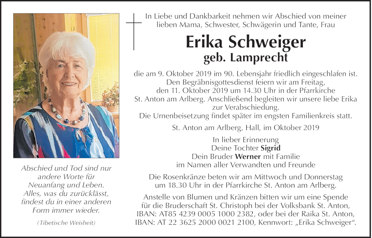 Erika Schweiger Bild