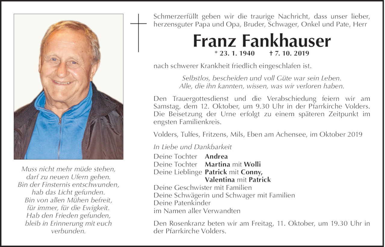 Franz Fankhauser Bild