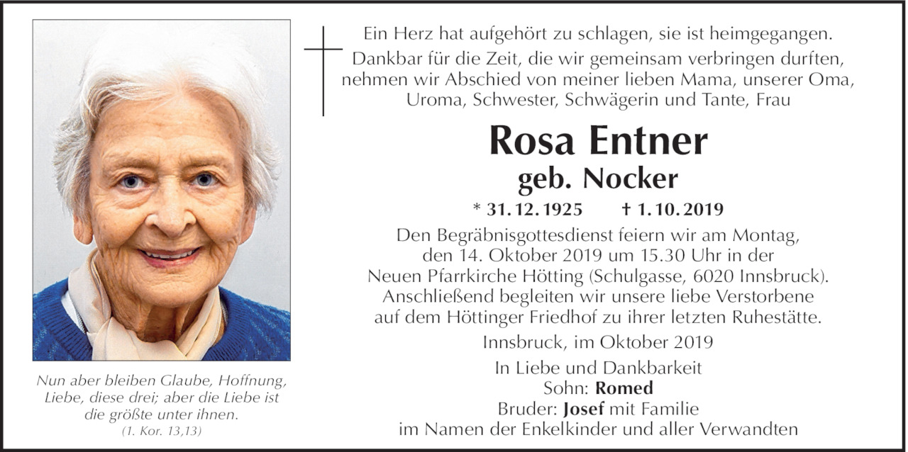 Rosa Entner Bild