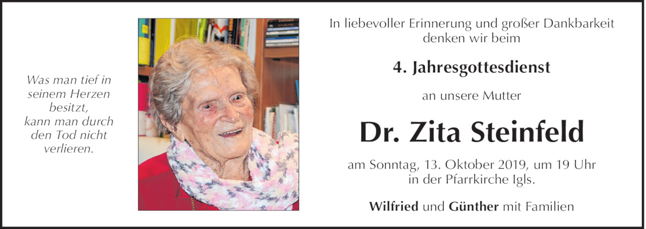 Zita Steinfeld Bild