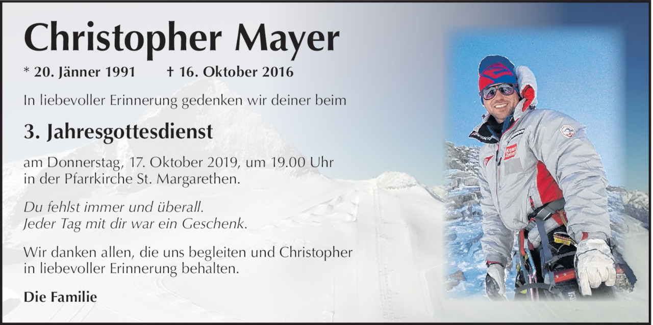 Christopher Mayer Bild