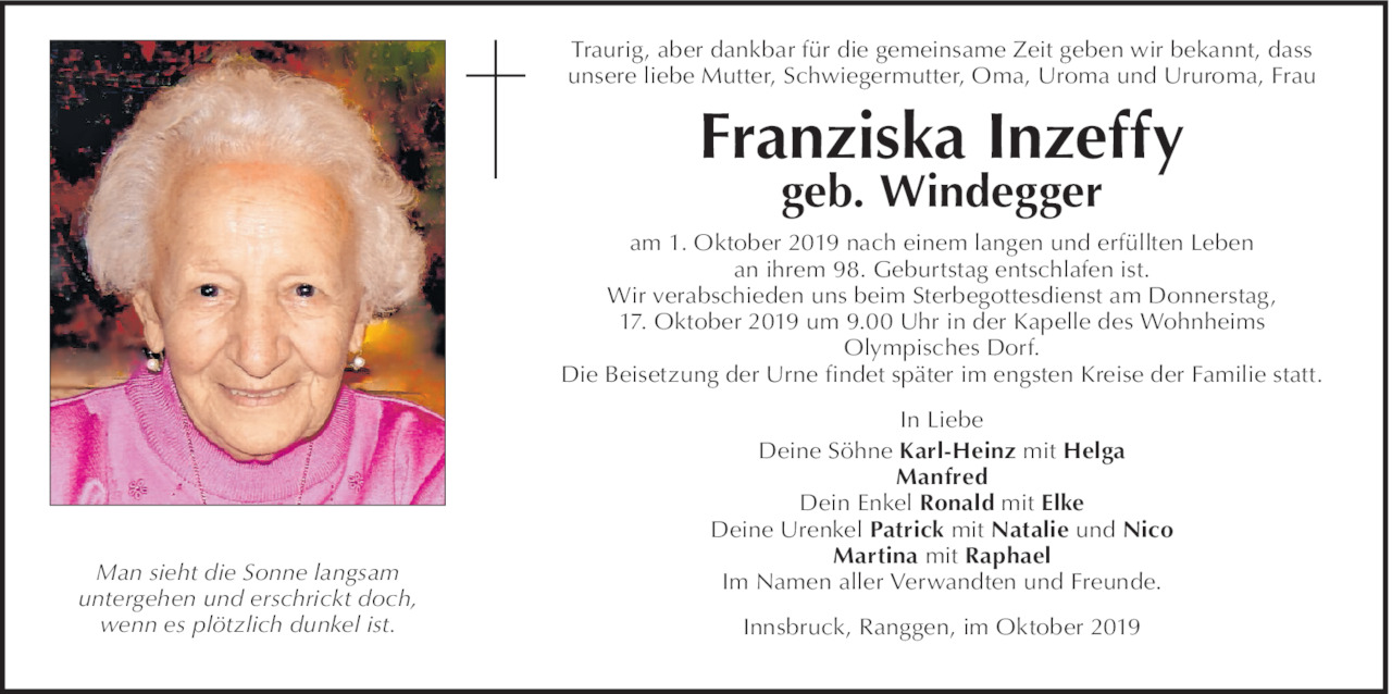 Franziska Inzeffy  Bild