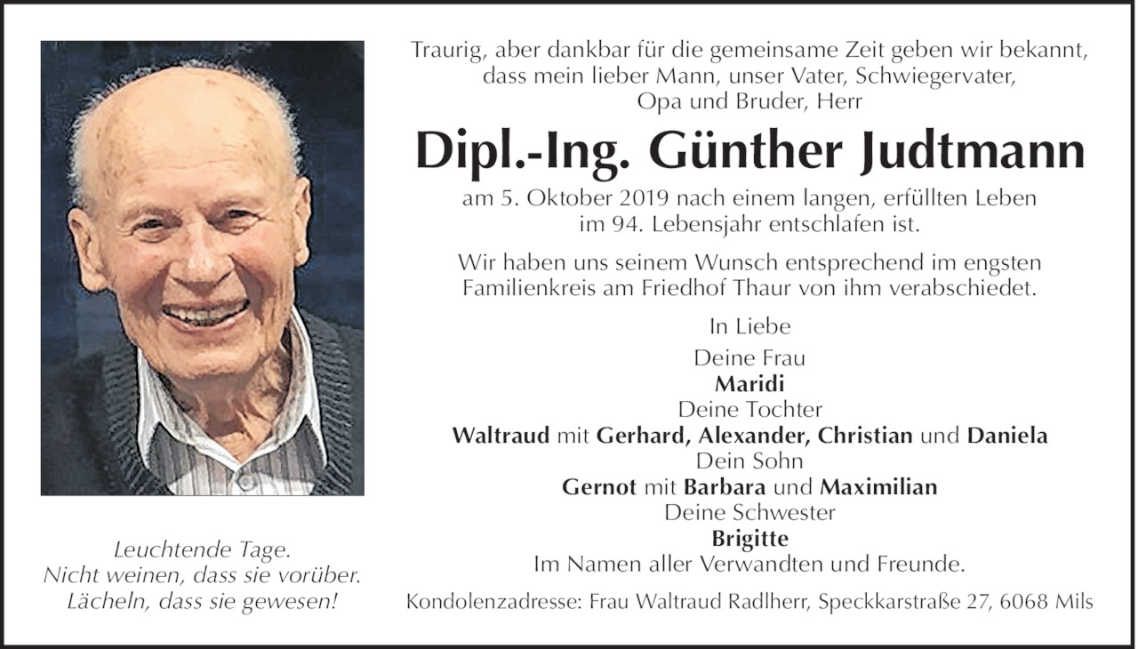 Günther Judtmann Bild