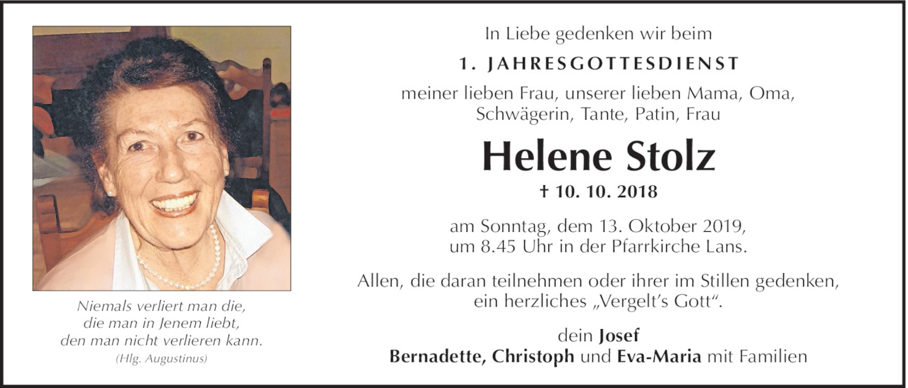 Helene Stolz Bild
