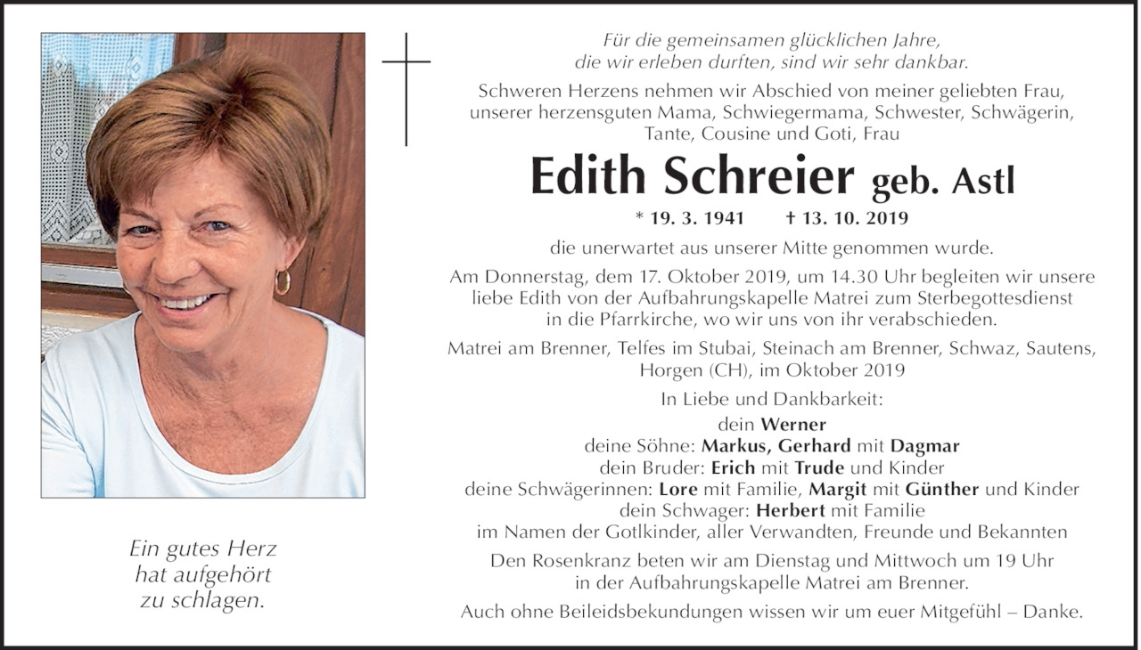 Edith Schreier Bild