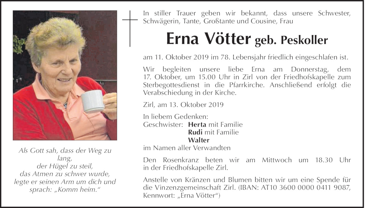 Erna Vötter Bild
