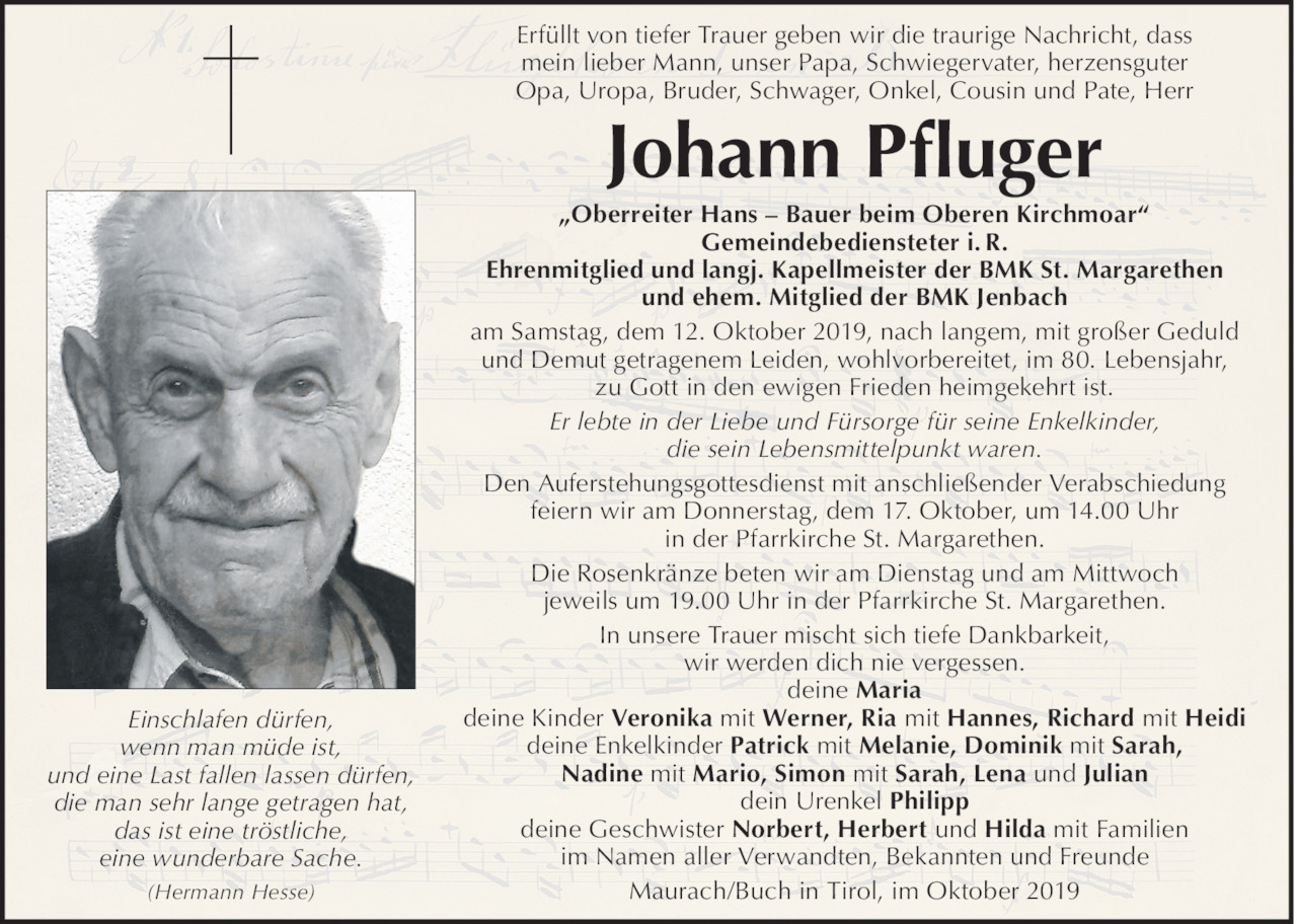 Johann Pfluger Bild