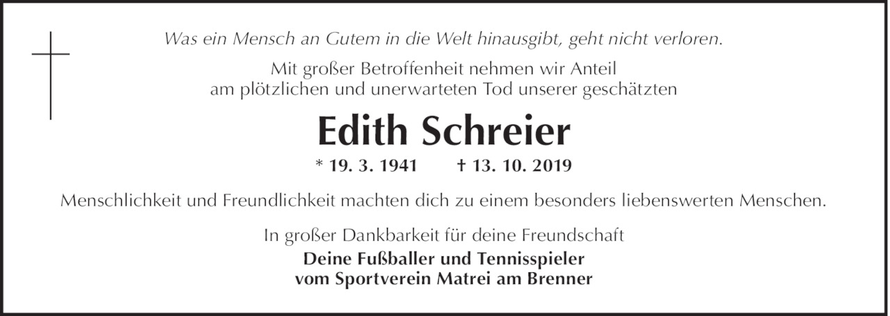 Edith Schreier Bild