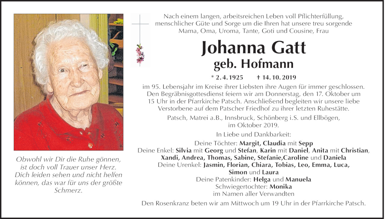Johanna Gatt Bild