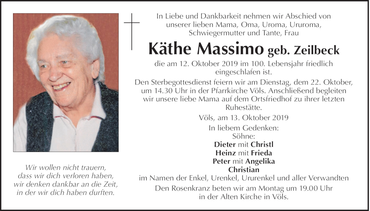 Käthe Massimo Bild