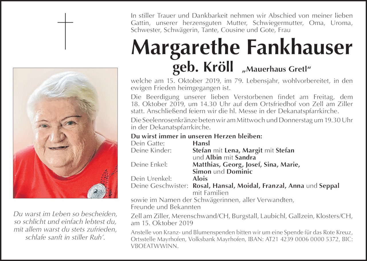 Margarethe Fankhauser Bild