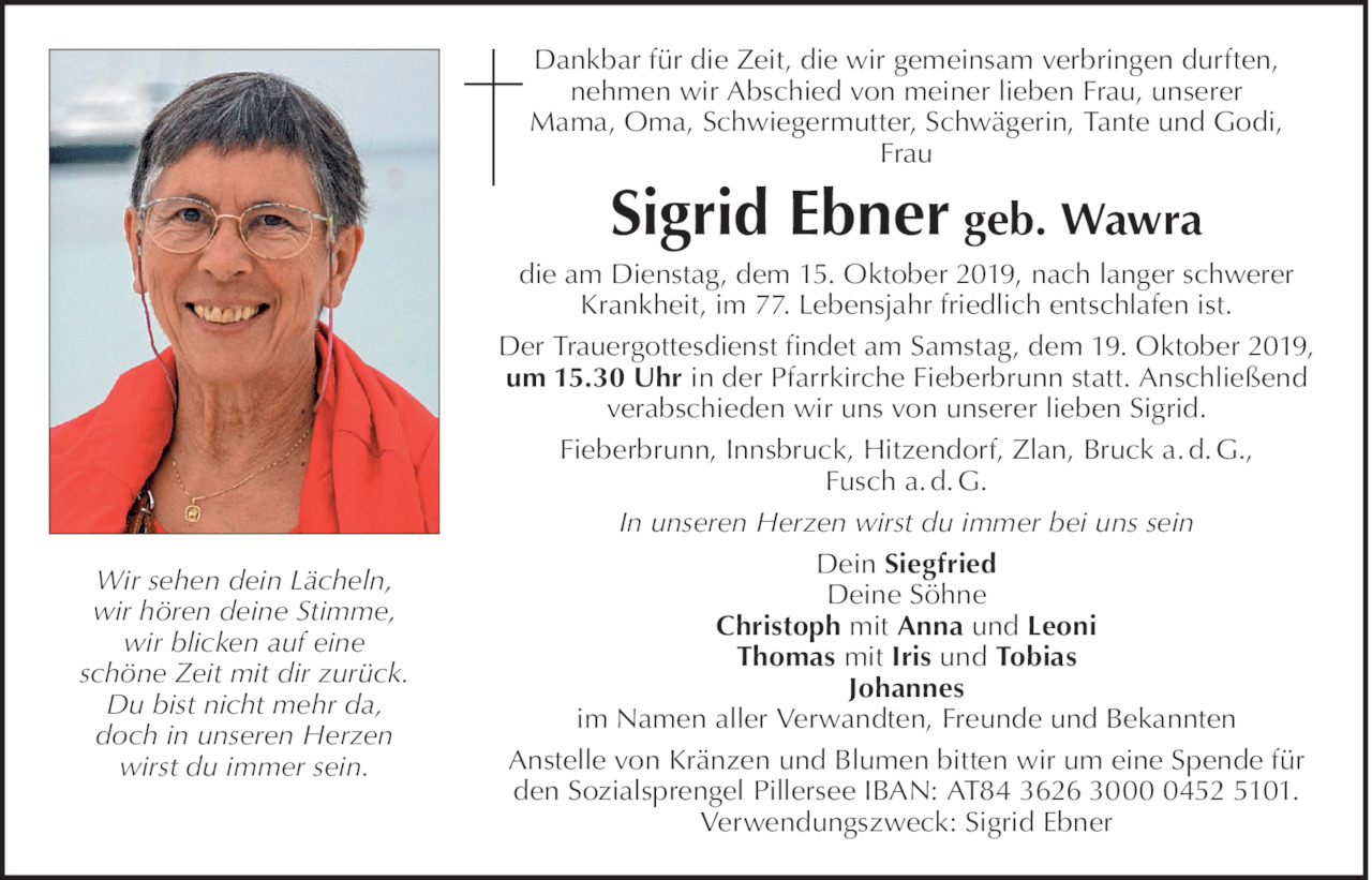 Sigrid  Ebner Bild