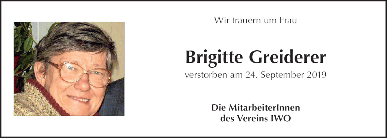 Brigitte Greiderer Bild