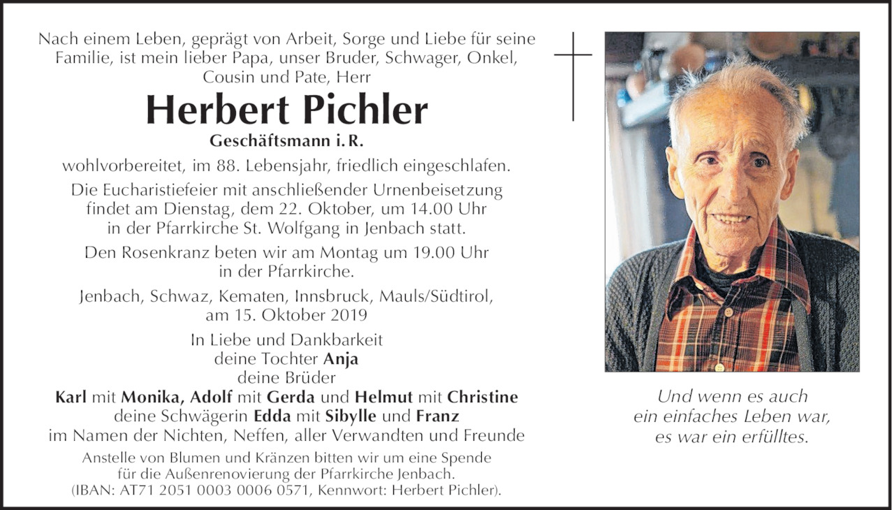 Herbert Pichler Bild