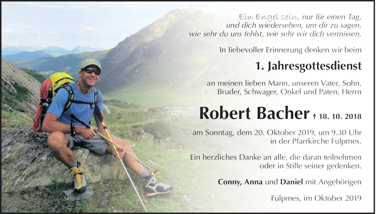 Robert Bacher Bild