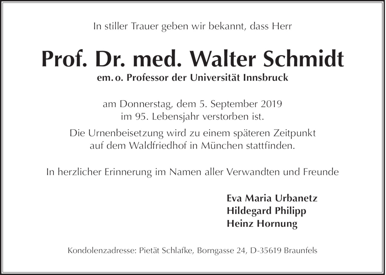 Walter Schmidt Bild