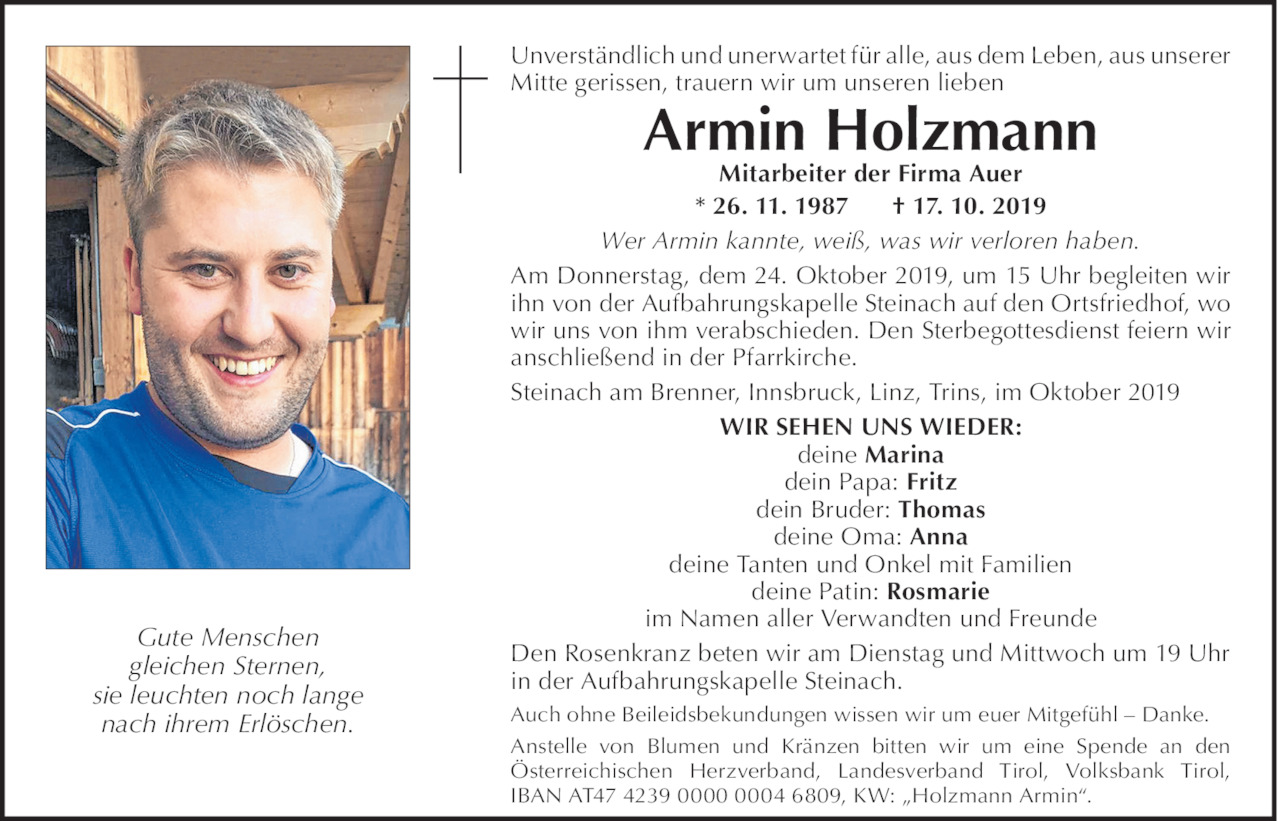 Armin Holzmann Bild