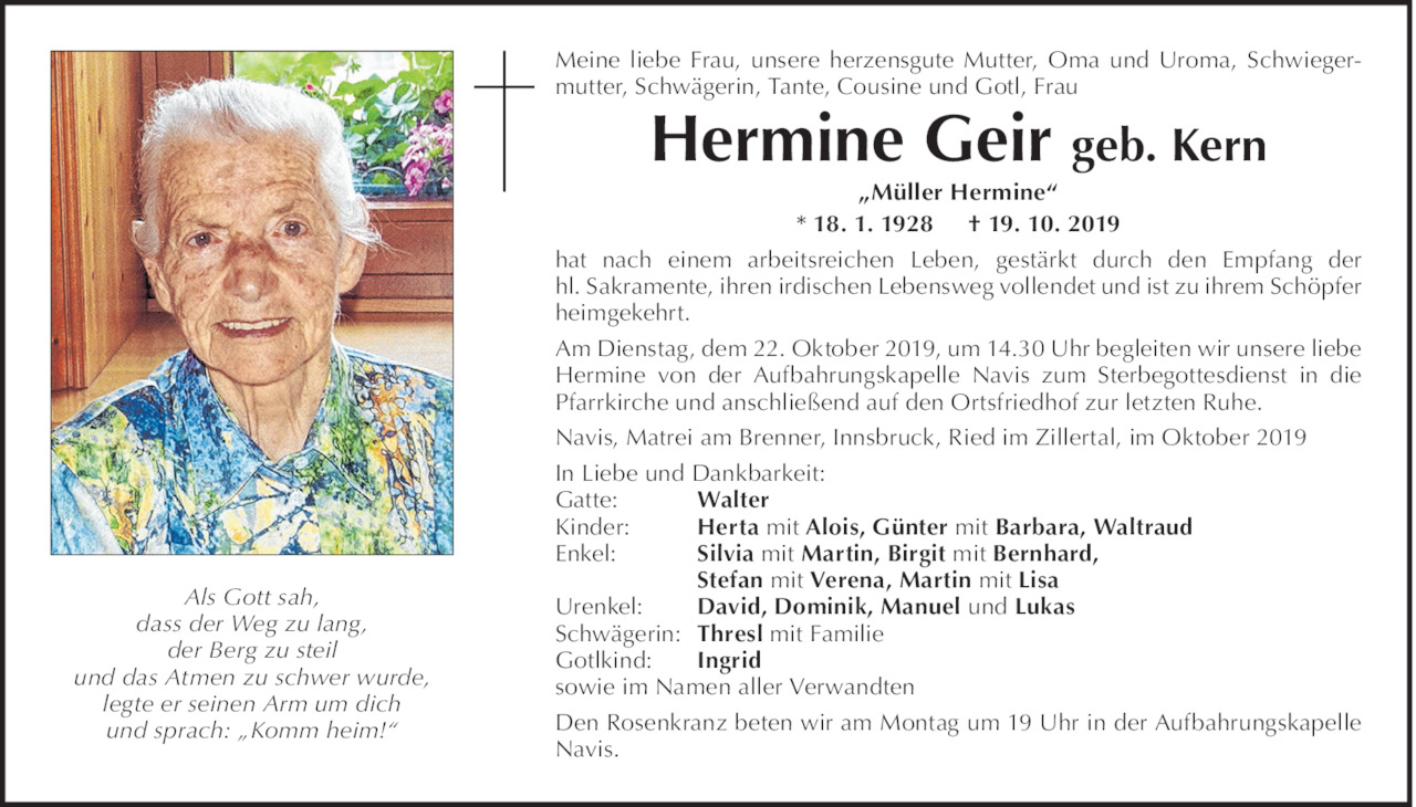 Hermine Geir Bild
