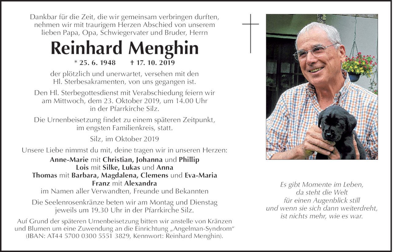 Reinhard Menghin Bild