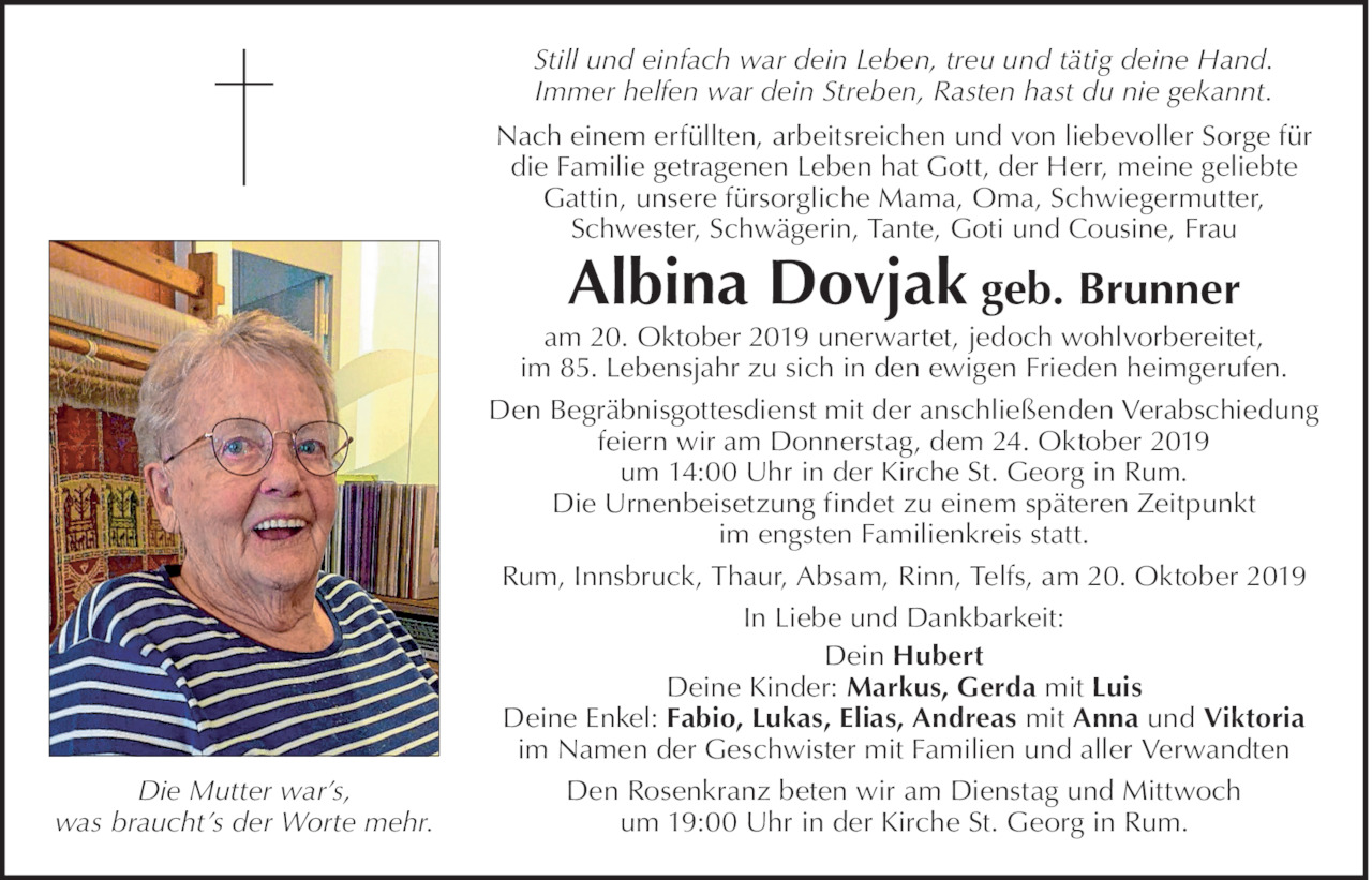 Albina Dovjak Bild