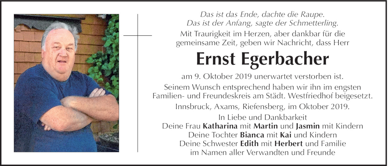 Ernst Egerbacher Bild
