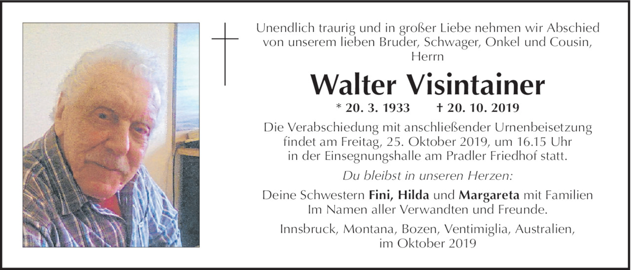 Walter Visintainer Bild