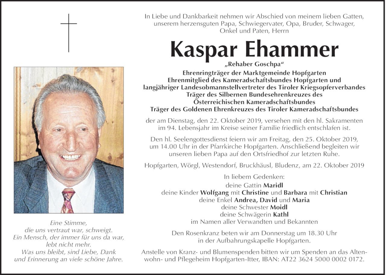 Kaspar Ehammer Bild