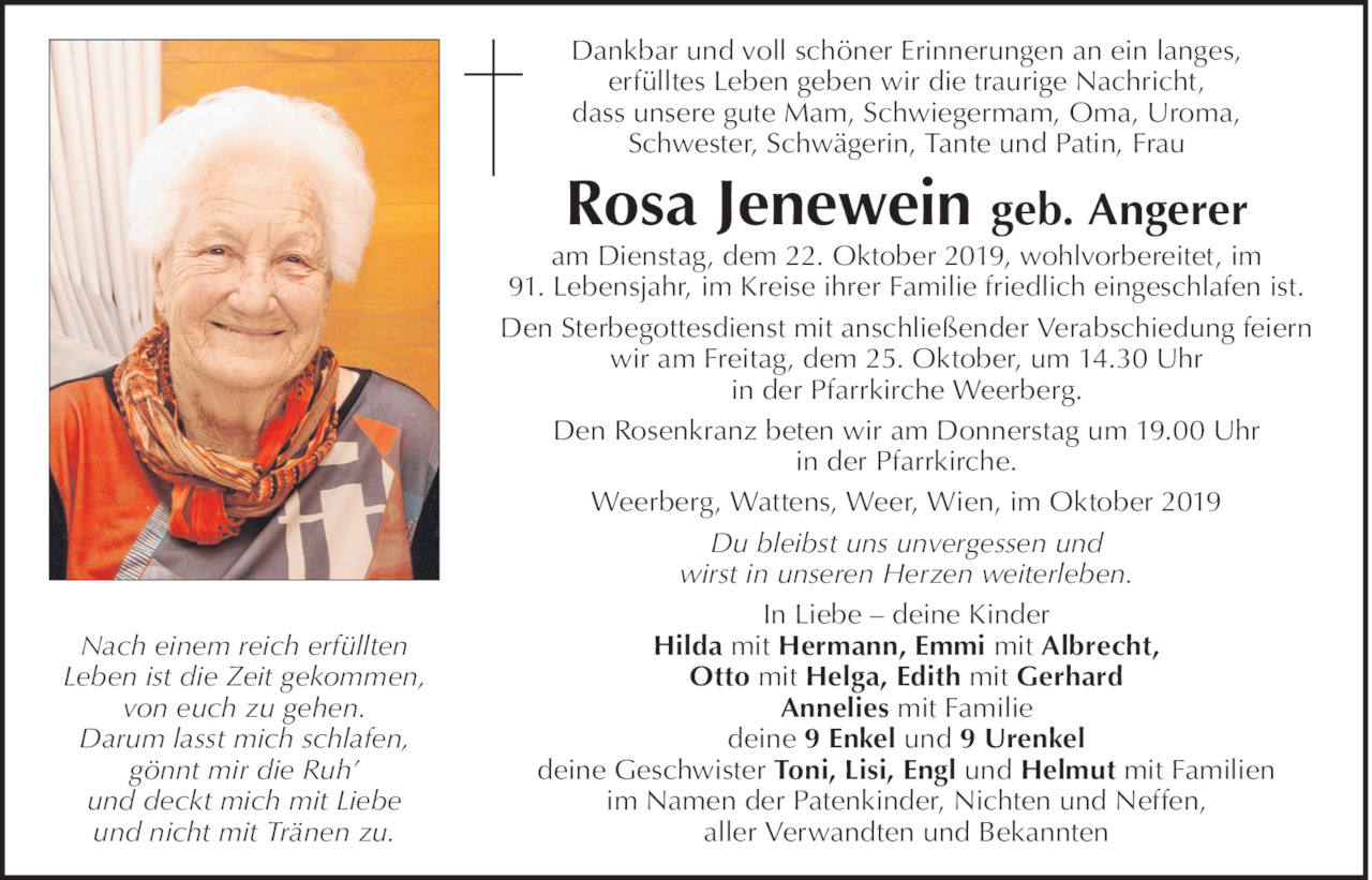 Rosa Jenewein Bild