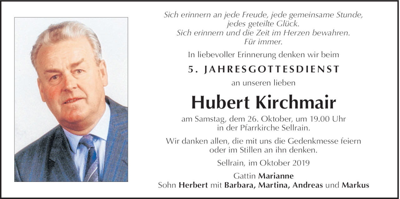 Hubert Kirchmair Bild