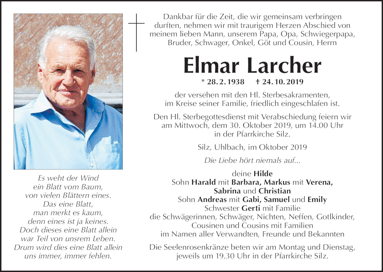 Elmar Larcher Bild