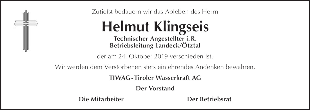 Helmut Klingseis Bild