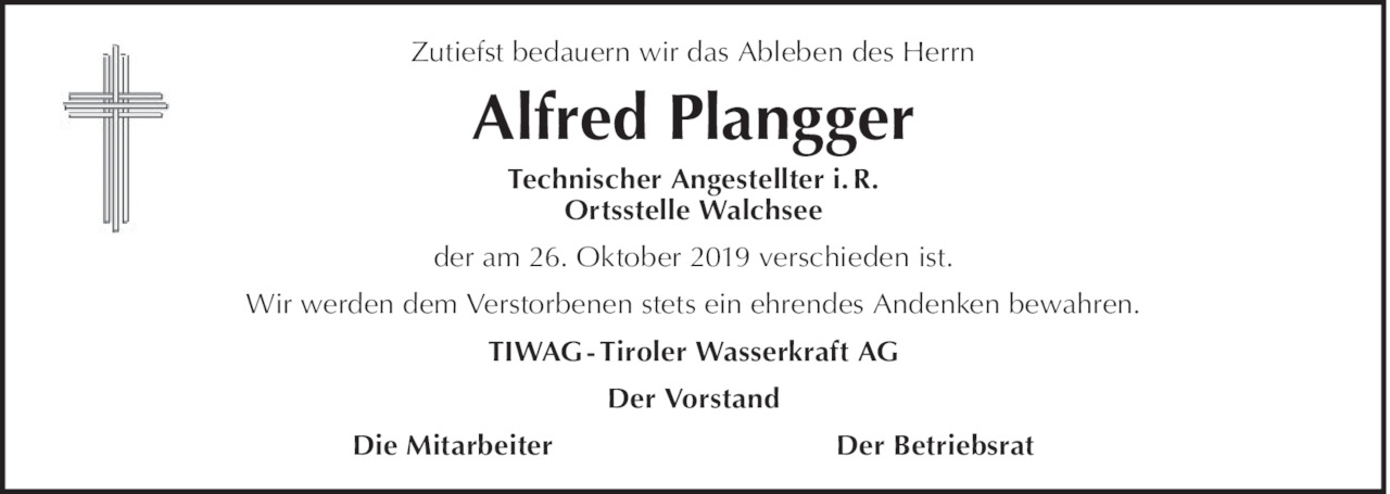 Alfred  Plangger Bild
