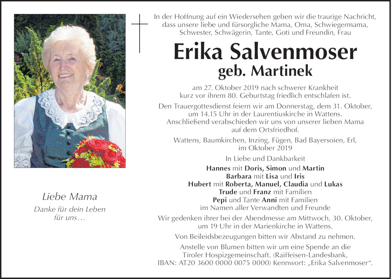 Erika Salvenmoser Bild