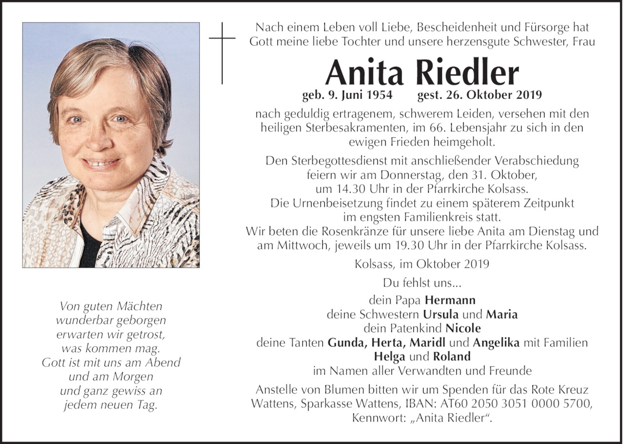 Anita Riedler Bild