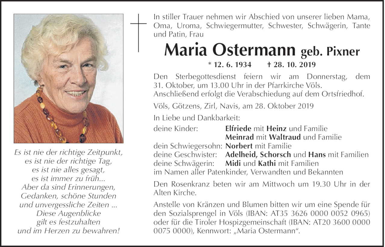 Maria Ostermann Bild