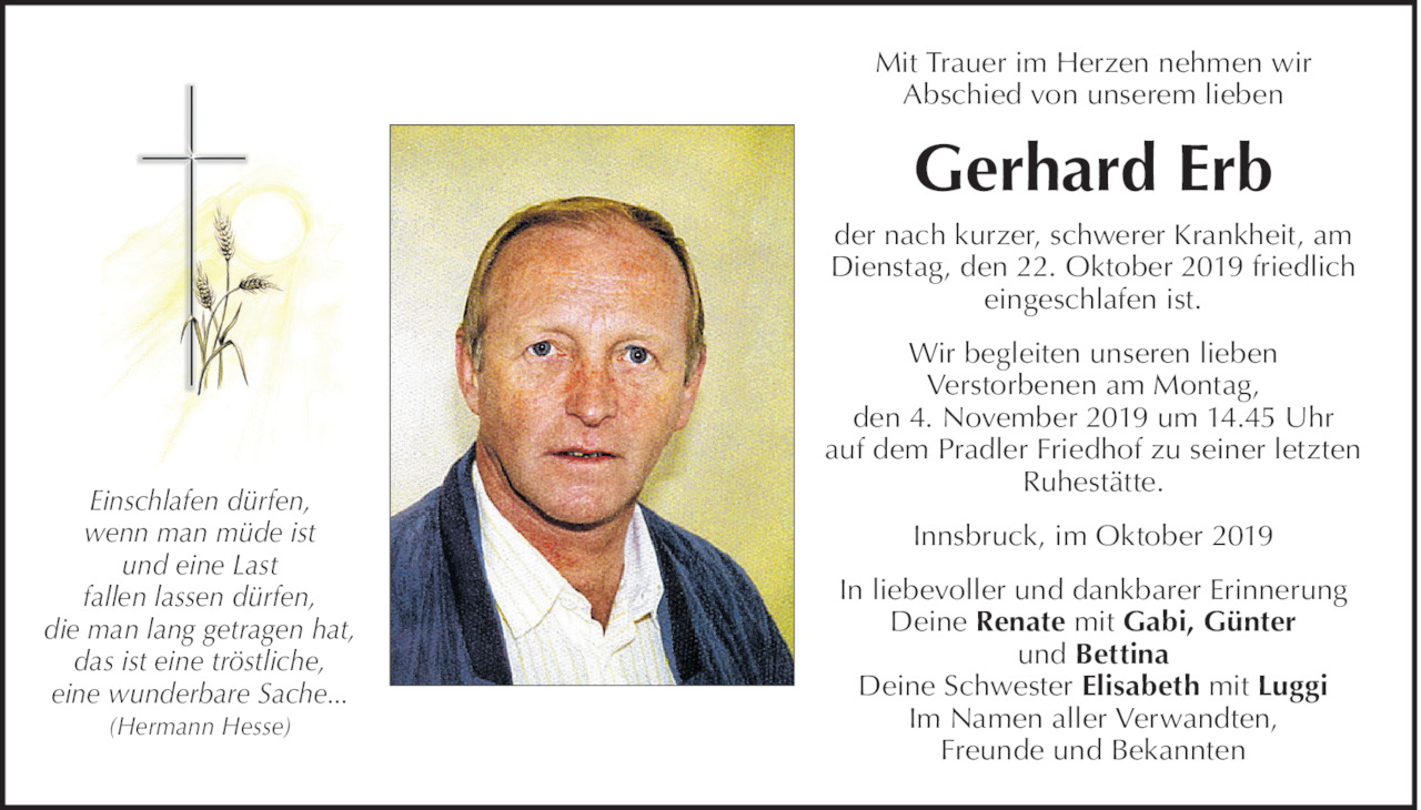 Gerhard Erb Bild
