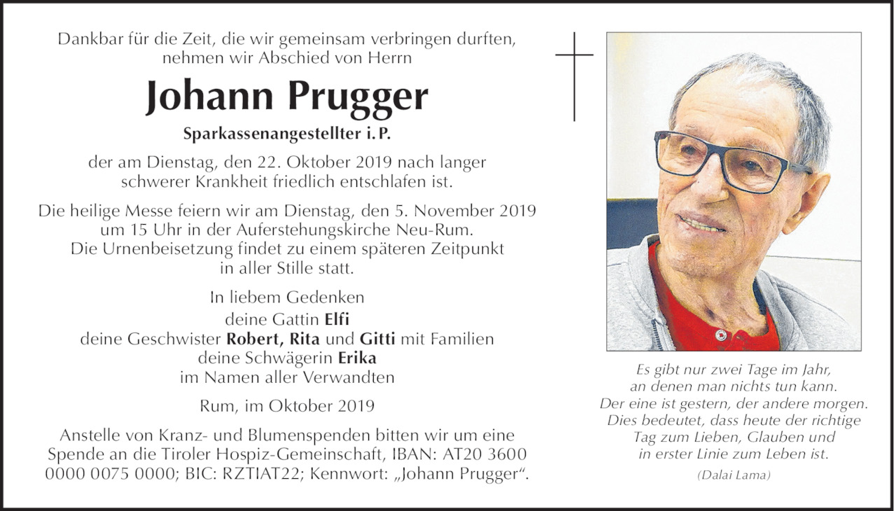 Johann Prugger Bild