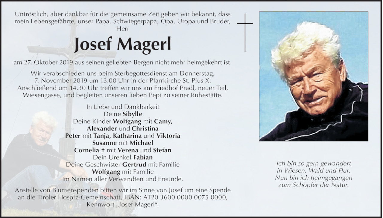 Josef Magerl Bild
