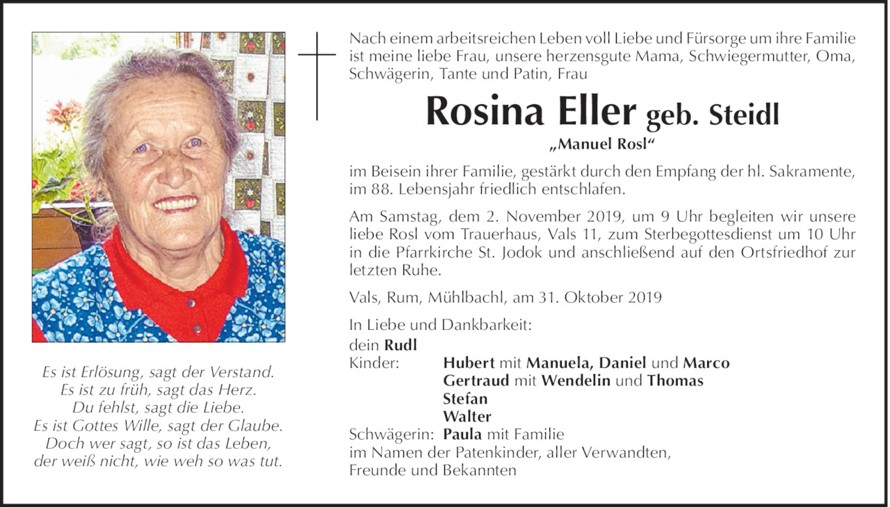 Rosina Eller Bild