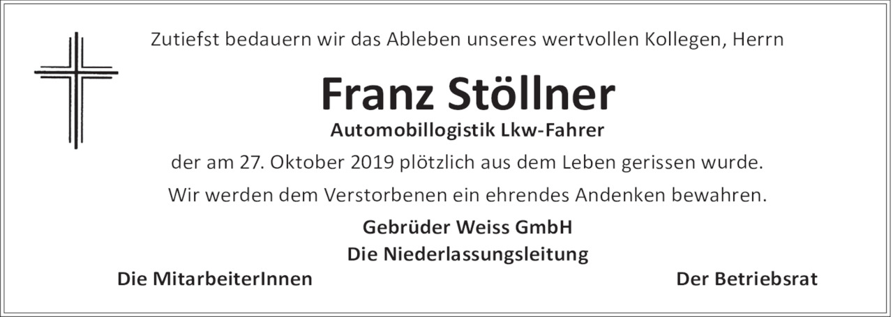 Franz Stöllner Bild