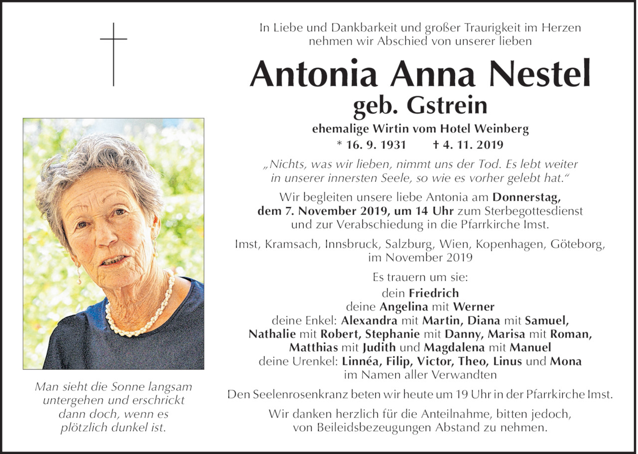 Antonia Anna Nestel Bild