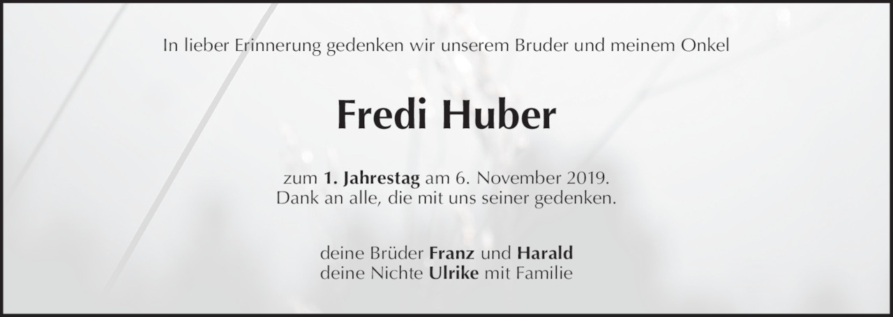 Fredi Huber Bild