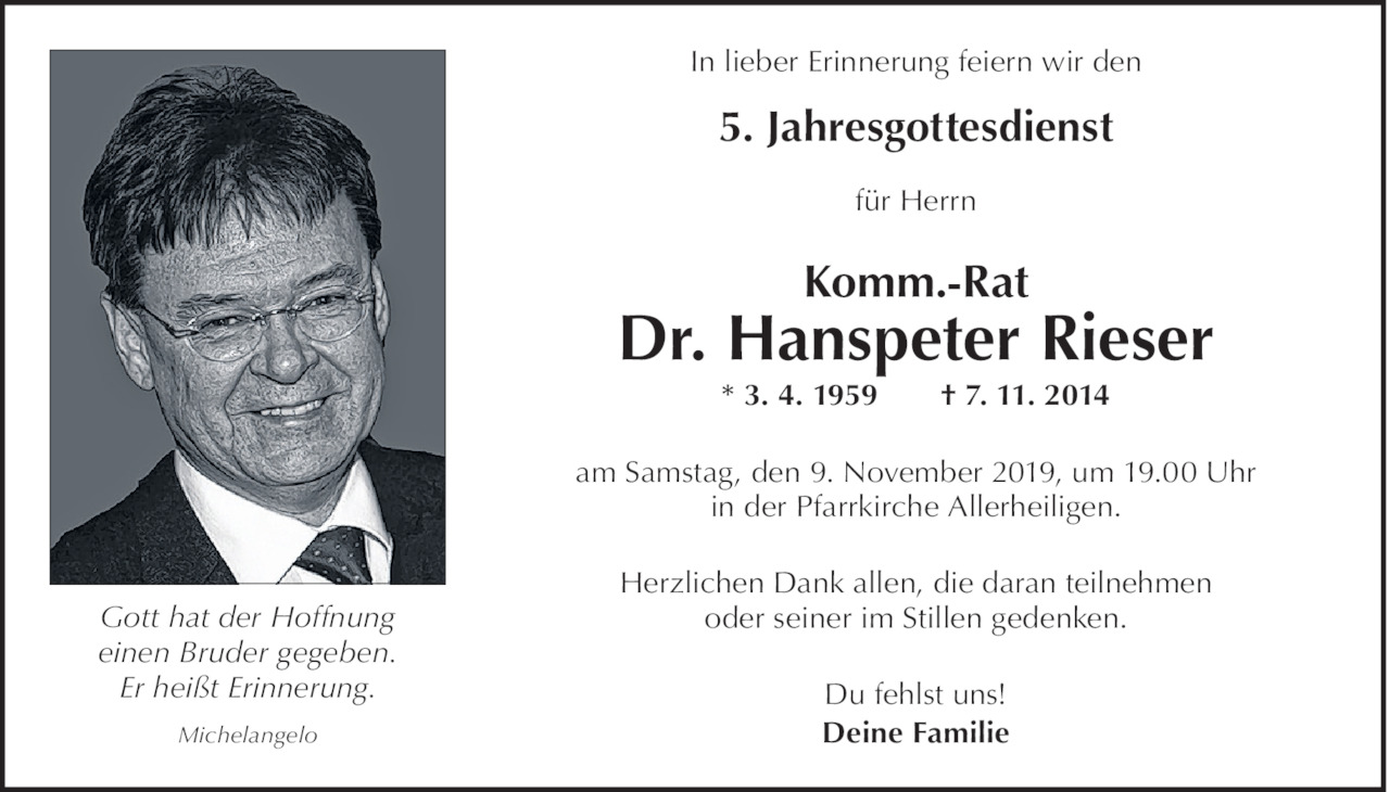 Hanspeter Rieser Bild
