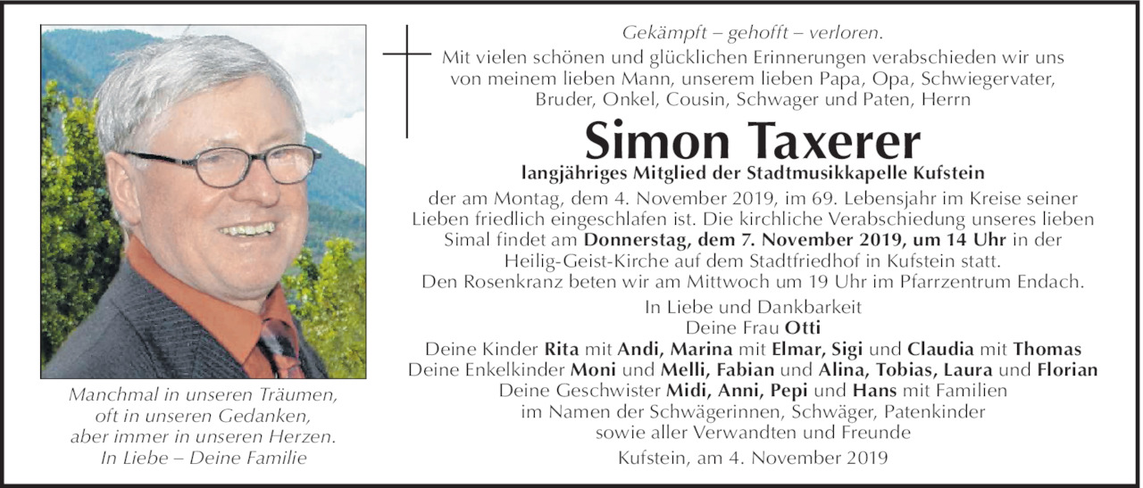 Simon Taxerer Bild
