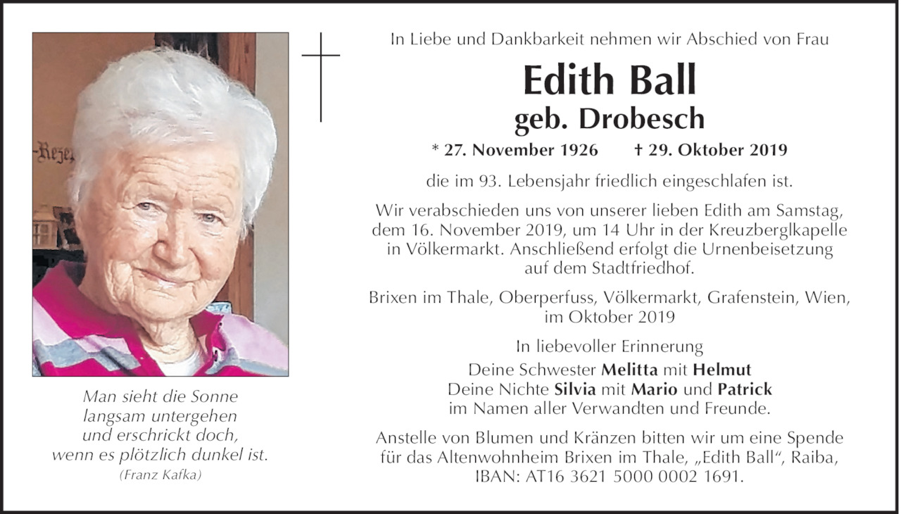 Edith Ball Bild